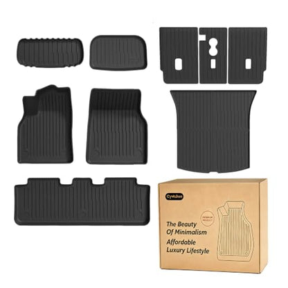 All Weather Floor Mats Trunk Mat for Tesla Model Y 2026 Standard