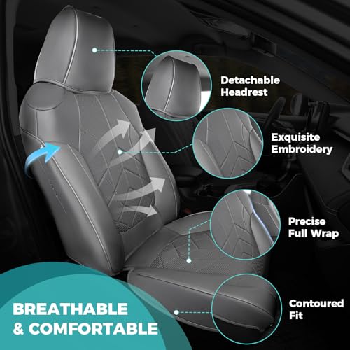 for Toyota RAV4 Seat Covers 2019 2020 2021 2022 2023 2024 2025 RAV 4 Prime & Hybrid XLE LE Limited XLE Premium