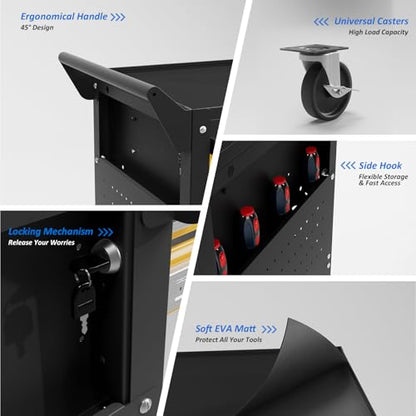 5 Tier Heavy Duty Tool Cart
