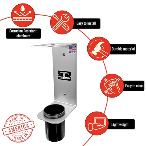 PP3364 Aluminum Oil Funnel Holder Storage Rack