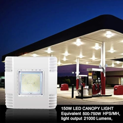 LED Gas Station Canopy Light 150W Garage Carport Ceiling Light Fixture
