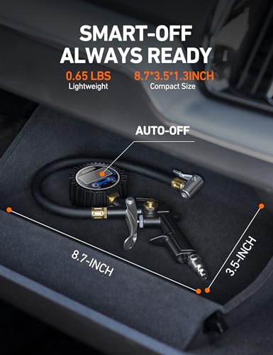 Digital Tire Pressure Gauge with Inflator 3