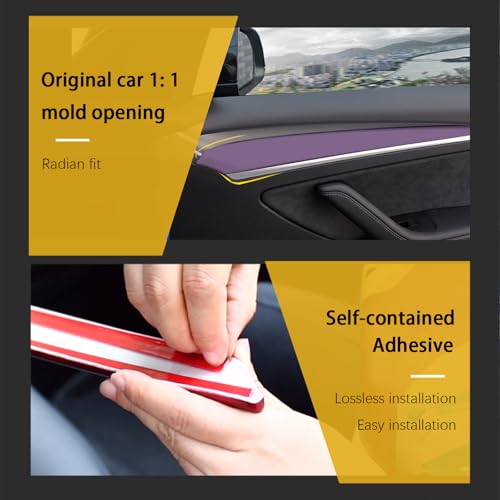 Fit Dashboard Wrap Compatible with Tesla Model Y