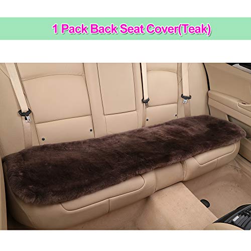 Genuine Sheepskin Car Rear Seat Rear Cover for Fuzzy Fur Wool Cushion