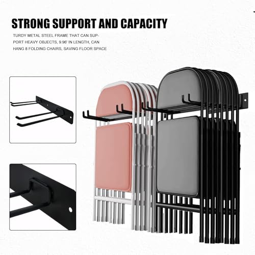 2Pack Folding Chair Storage Rack (2 Count)