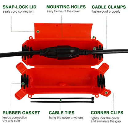 Outdoor Extension Cord Cover (3 Count)
