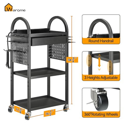 Power Tool Organizer Cart with 8