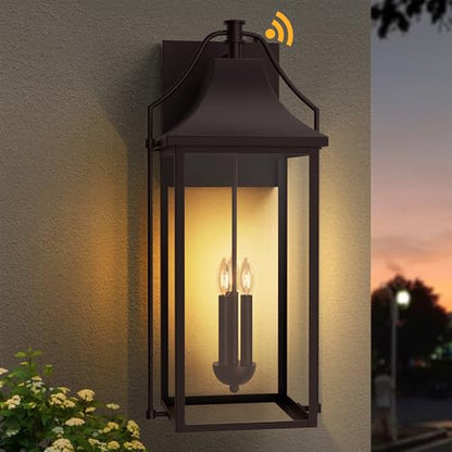 25IN Dusk to Dawn Outdoor Wall Sconce