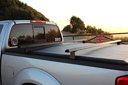 Truck Rack with Two Cross Bars and Four Brackets for Pickup Bed