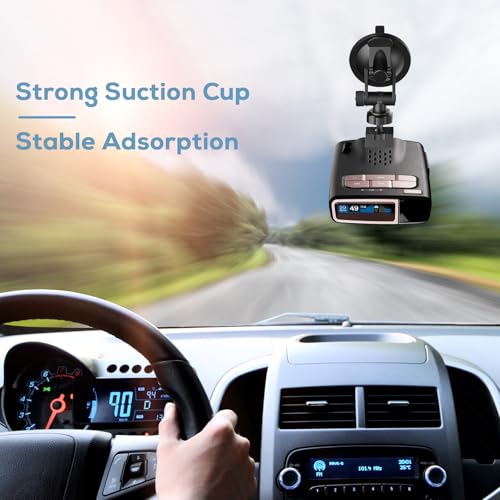 Suitable for Escort IX、IXc、Max 3、Max360C、360MarkII、2020 Max 360 Super Suction Windshield Radar Detector Suction Mount
