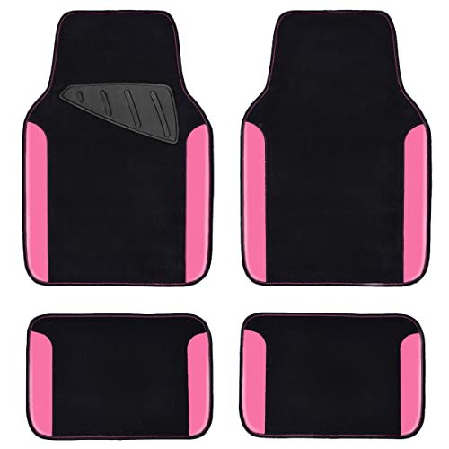 Rainbow Waterproof Universal Fit Faux Leather Car Carpet