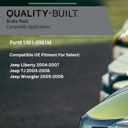 Rear Semi Metallic Brake Pads