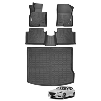Custom Fit Floor Mats for Mazda 3 Hatchback 2014