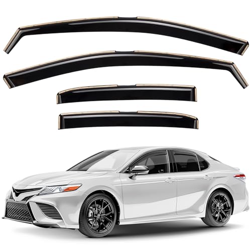 Window Deflectors Smoke Tinted in (4 Count)