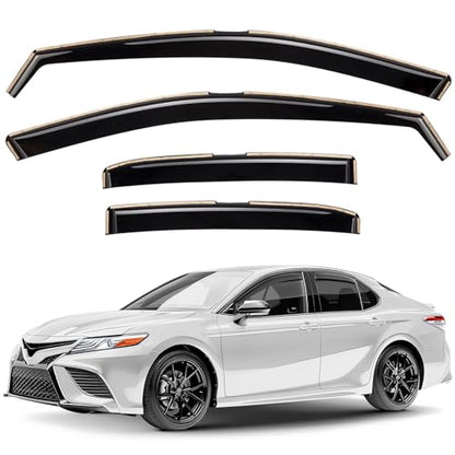 Window Deflectors Smoke Tinted in (4 Count)