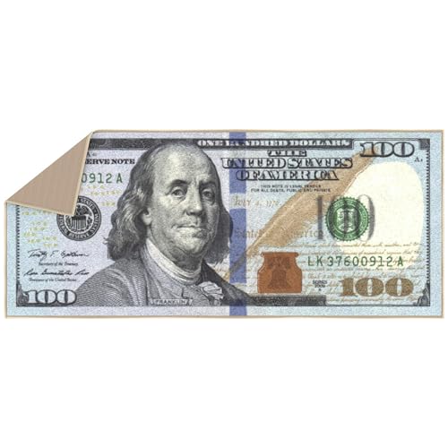 20" x 53" $100 Bill Money Rug