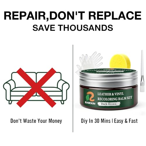 Dark Brown Leather Repair Kit