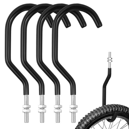 4 Pcs Machine Thread Bicycle Storage Hook