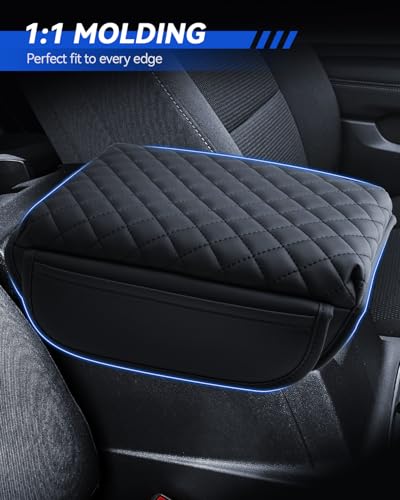 Armrest Cover for 2023 2024 2025 Chevy Colorado & 2023 2024 2025 GMC Canyon Accessories Center Console Middle Lid Pad Protector for Car Elbow Rest