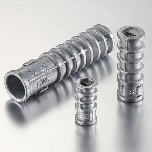 100pcs) 5/16 * 1-3/4 Lag Shield Anchor Long Zinc Alloy Bolts Concrete Anchors, Zinc Alloy Masonry Anchors Hole (100 Count)