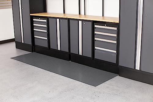 Performance Vinyl Garage Runner Small Coin Pattern
