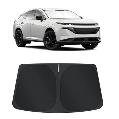 Sun Shade for Nissan Murano 2025 2026 Accessories Windshield Sun Shade Window Shade UV Rays Protection Sun Visor Cover with Steering Wheel Sunshade Storage Bag
