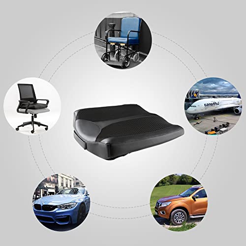 Car Memory Foam Heightening Front Seat Cushion for Short People Driving
