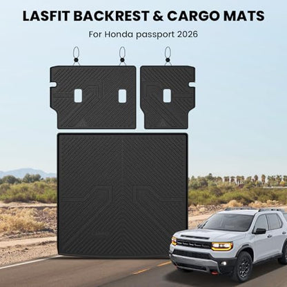 Cargo Mat with Backrest Mat for Honda Passport 2026