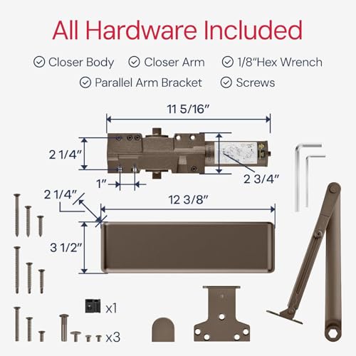 Extra Heavy Duty Door Closer Commercial Grade 1