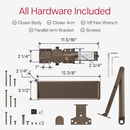 Extra Heavy Duty Door Closer Commercial Grade 1