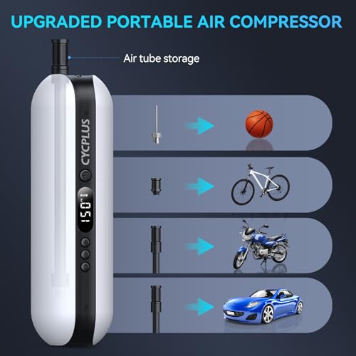 Portable Electric Tire Inflator Bike Pump