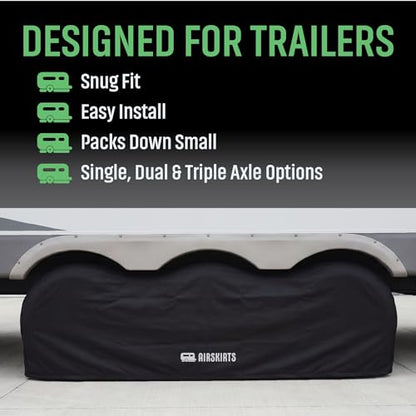 Triple Axle RV Tire Covers for Trailers (2 Count)