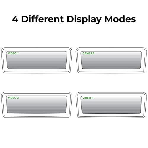8" OEM Frameless Rear View Mirror with 7" LCD Screen
