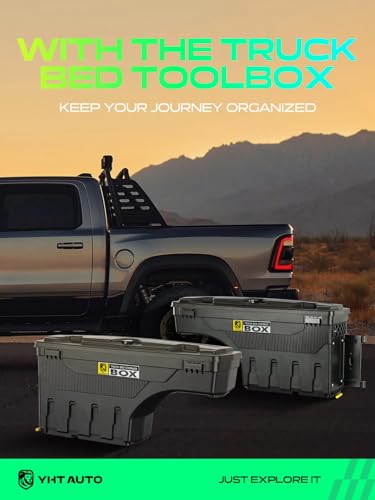Driver & Passenger Side Truck Bed Storage Tool Box for Chevy