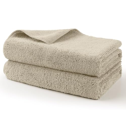 Professional Large Microfiber Car Drying Towels 2 Pack (2 Count)