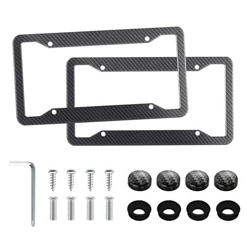 Carbon Fiber License Plate Frames