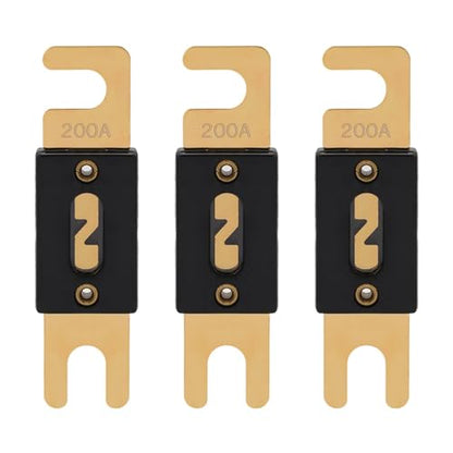 200A ANL Fuse 200 Amp Inline Blade Fuses 32V for Car Audio Inverter Automotive Stereo