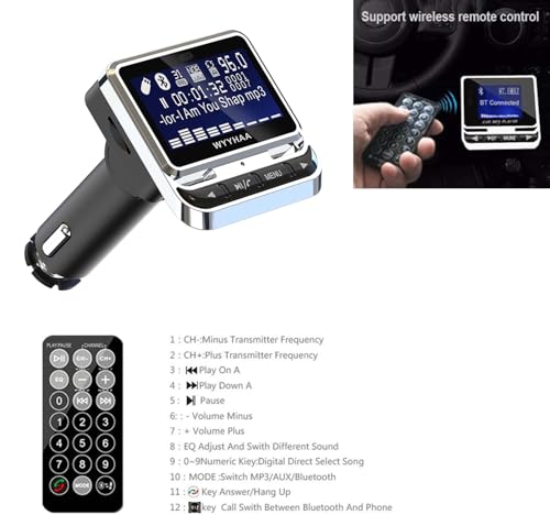 Bluetooth FM Transmitter for Car