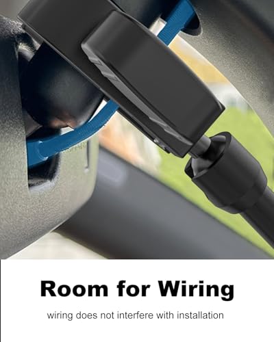 Rearview Mirror Tablet Holder for Car [Metal Magic Arm] Universal Metal Clip Rear View Mirror Tablet Mount