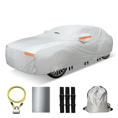 30 Layers Heavy Duty Car Cover for Automobiles All Weather Waterproof