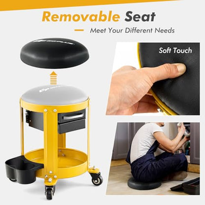 Rolling Mechanic Stool