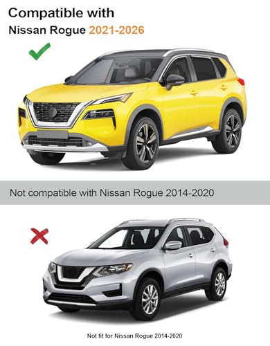 in Channel Window Visors Rain Guards for Nissan Rogue 2021