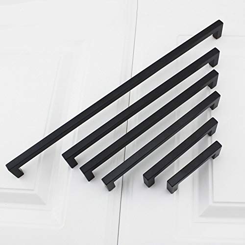 1 Pack 18 Inch Black Cabinet Handles Kitchen Drawer Pulls