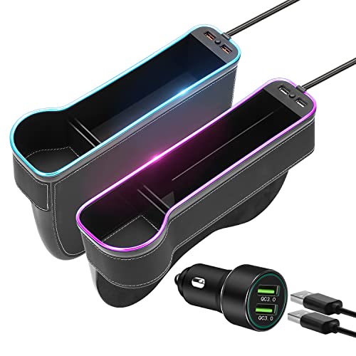 7 Color Led Car Seat Gap Organizer