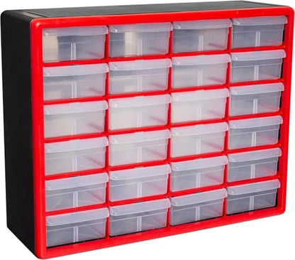 24 Drawer Plastic Storage Cabinet