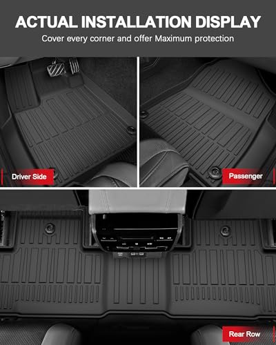 Floor Mats & Cargo Liner for Acura MDX 2022 (6 Count)