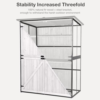 Outdoor Storage Shed with Floor