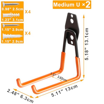 Heavy Duty Wall Hook for Tool (3 Count)