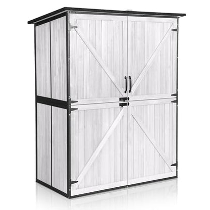 Outdoor Storage Shed with Floor