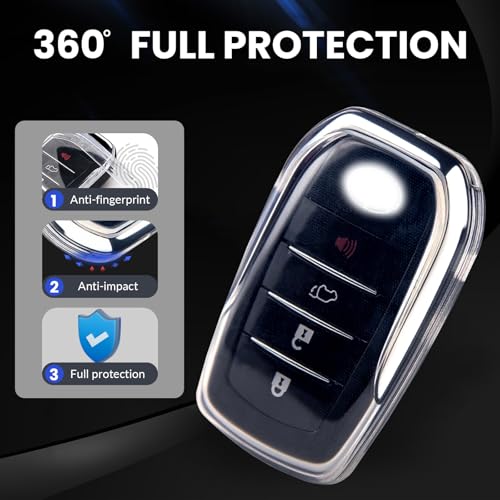 Clear TPU Key Fob Cover